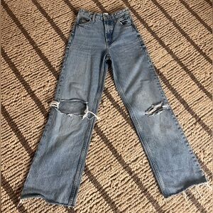 Zara distressed jeans